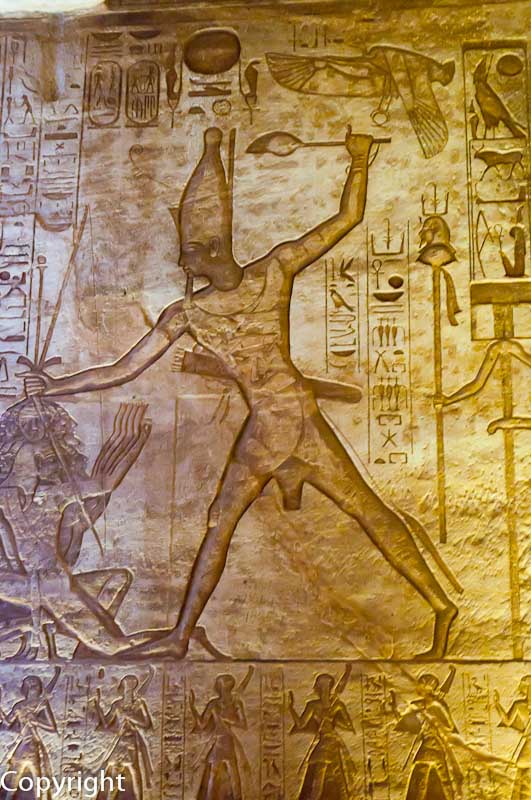 Ramses II routes the enemies of Egypt, Abu Simbel