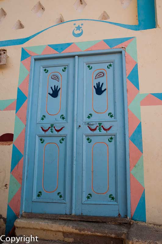 Doorway of a Nubian home