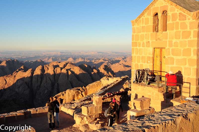 Chapel at the summit of Mt Sinai
