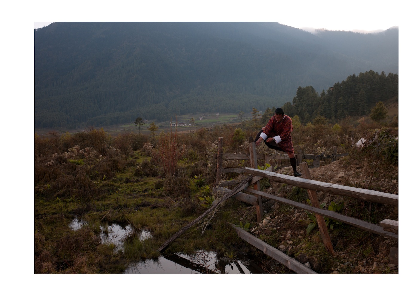 Archery - retrieving an arrow