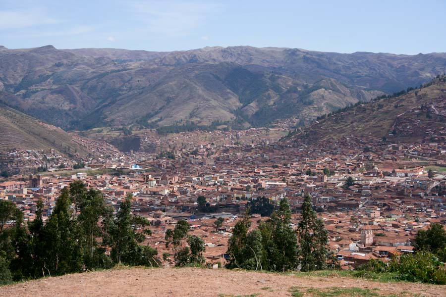 View of Cusco from Sacsaywaman