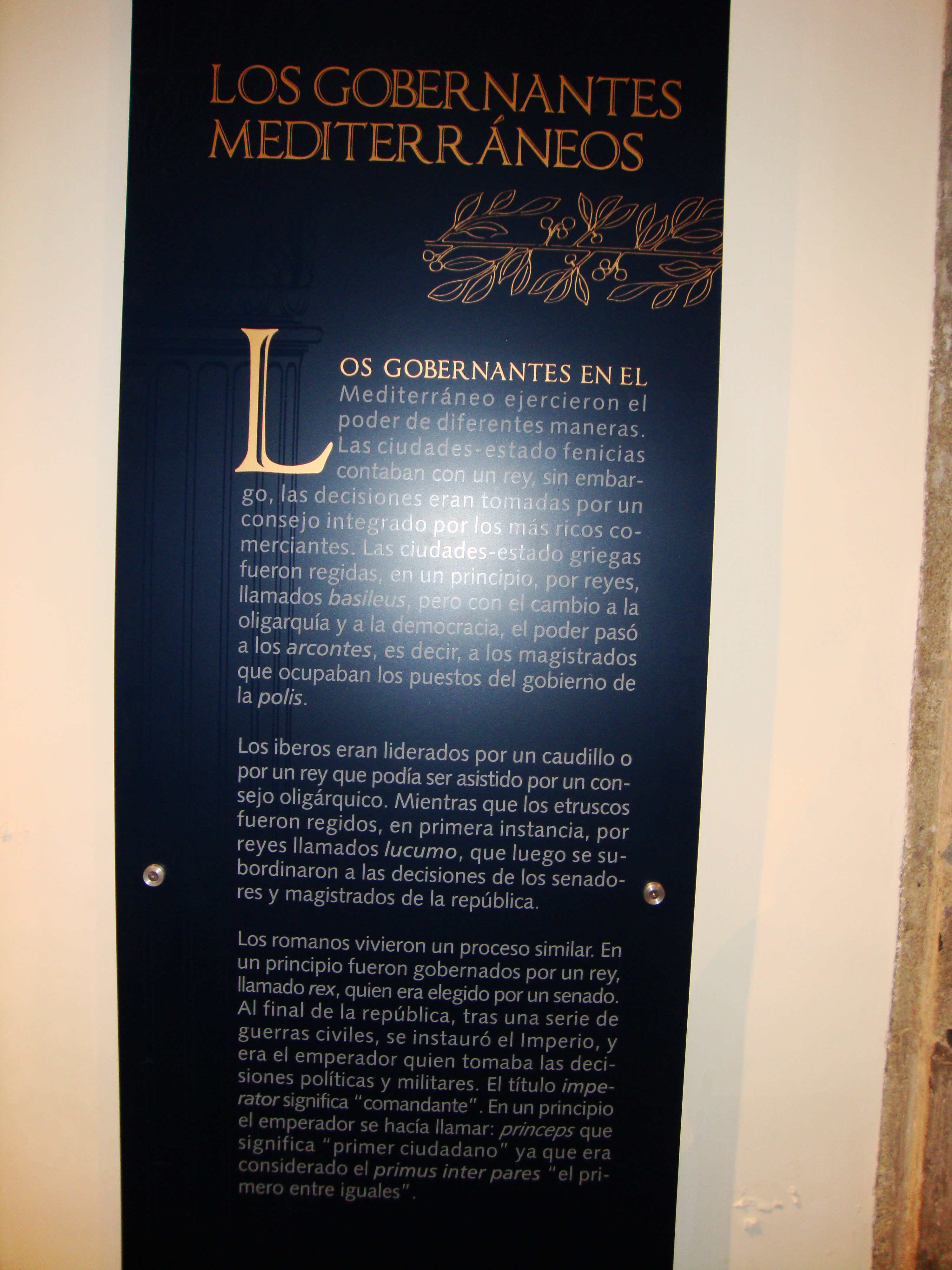 Los Gobernantes Mediterrneos