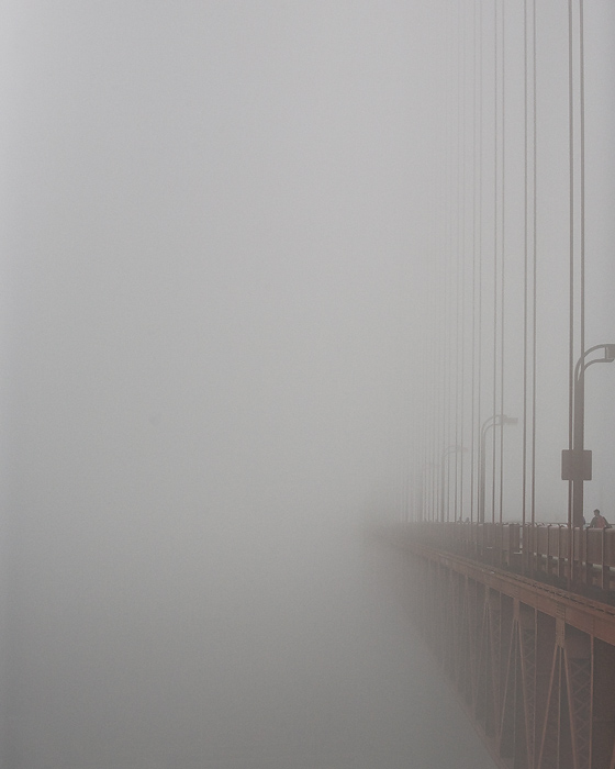 Disappearing Golden Gate Bridge