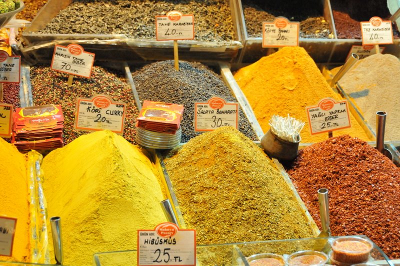 Spice Bazaar in Istanbul, Turkey