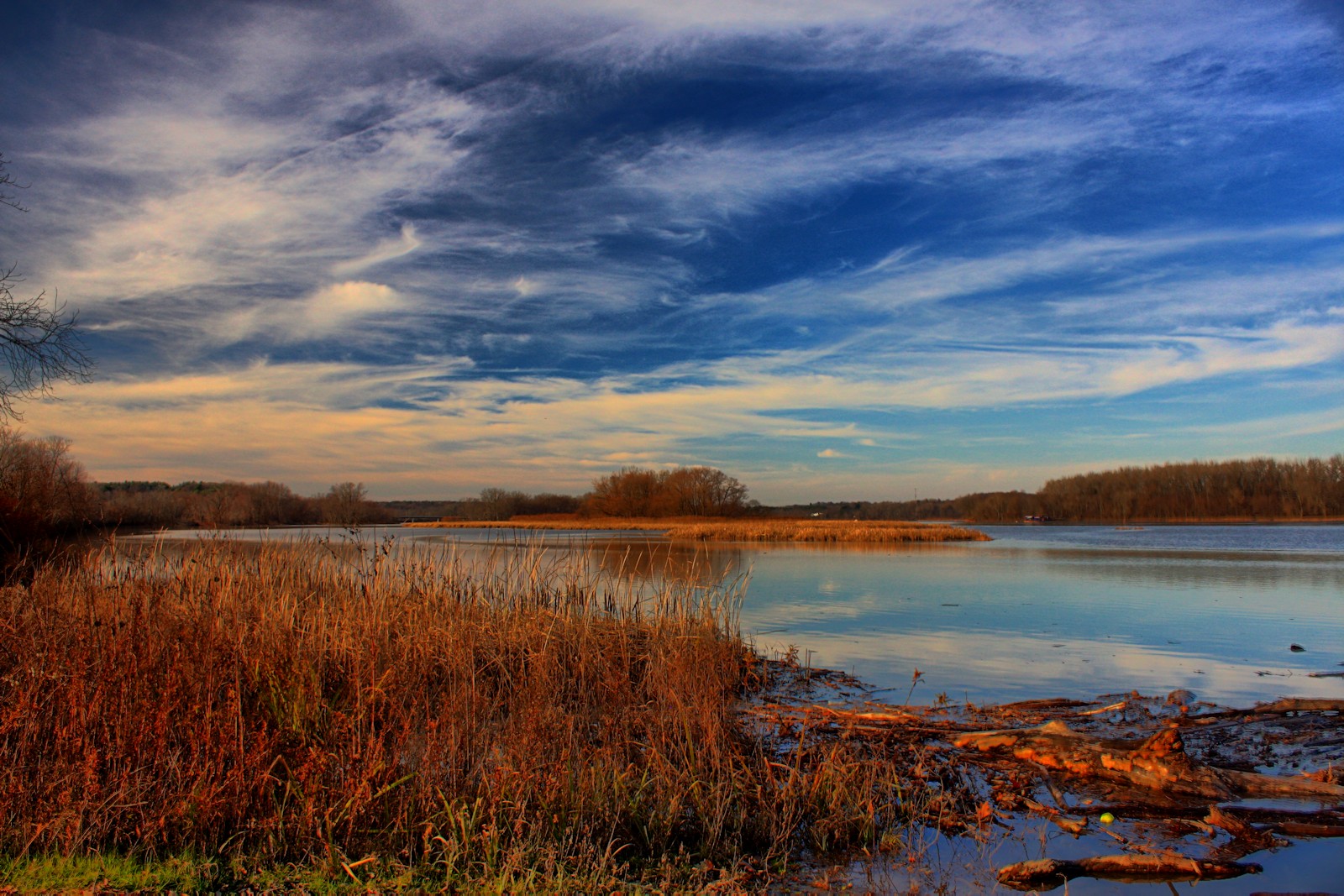 River Landscape in HDR<BR>November 25, 2011