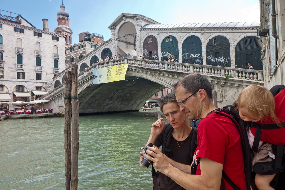 Tourists in Venice