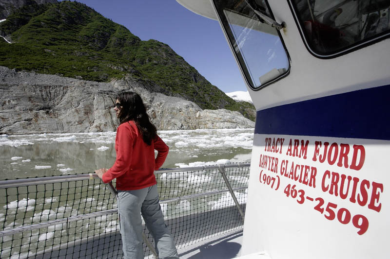 Tracy Arm Fjord, on the boat