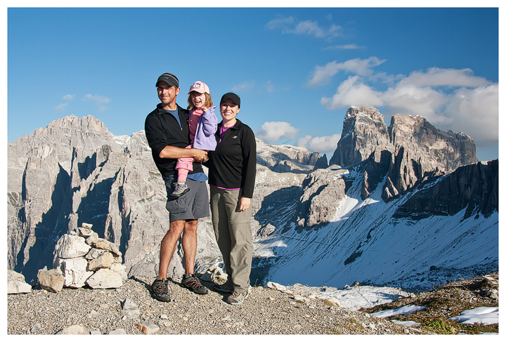 The family on Sasso di Sesto