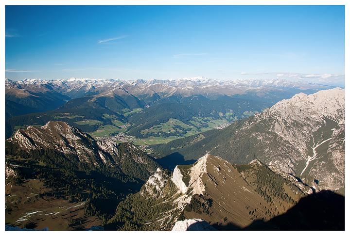 Austrian mountains from Picco di Vallandro