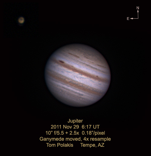 Jupiter & Ganymede: 11/29/11