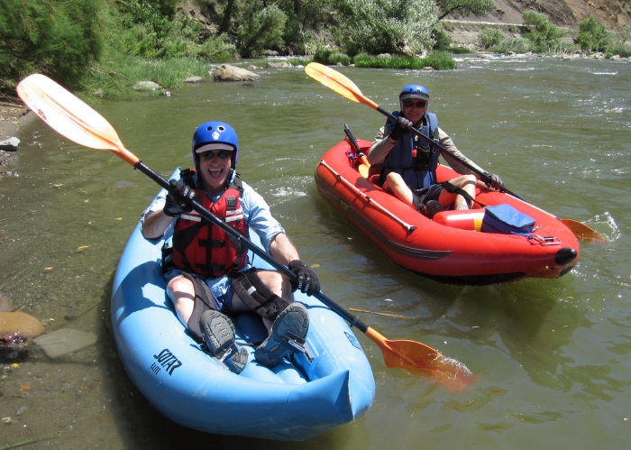 Eldon and Marlin Schriock on Cache Creek