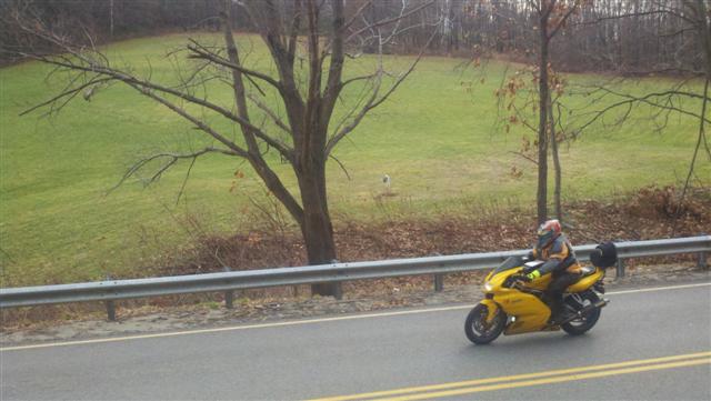 Riding down Rt 62