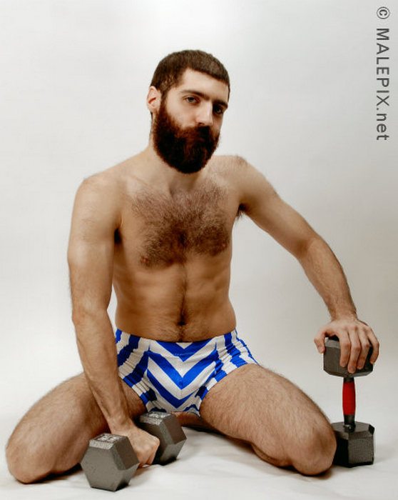 a bearcub weightlifting dumbells workout hairy jocks.jpg