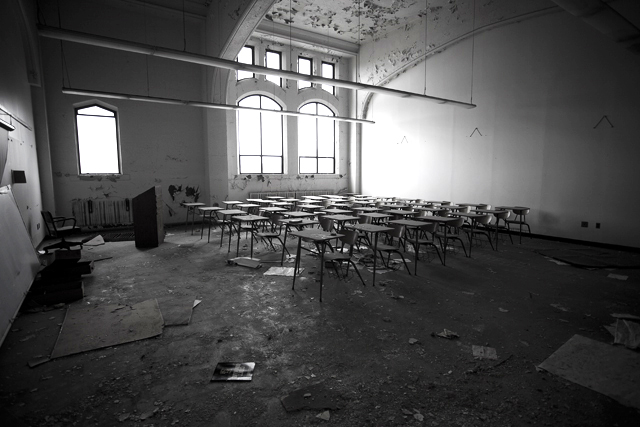 Detroit Cass Tech High-Abandoned