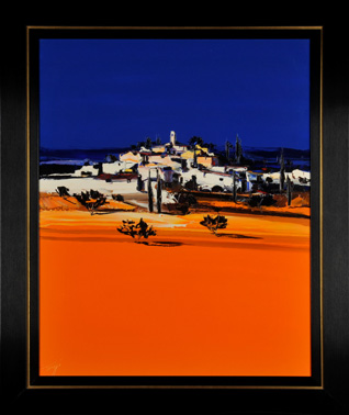 Trozzi - Village in Orange II.jpg
