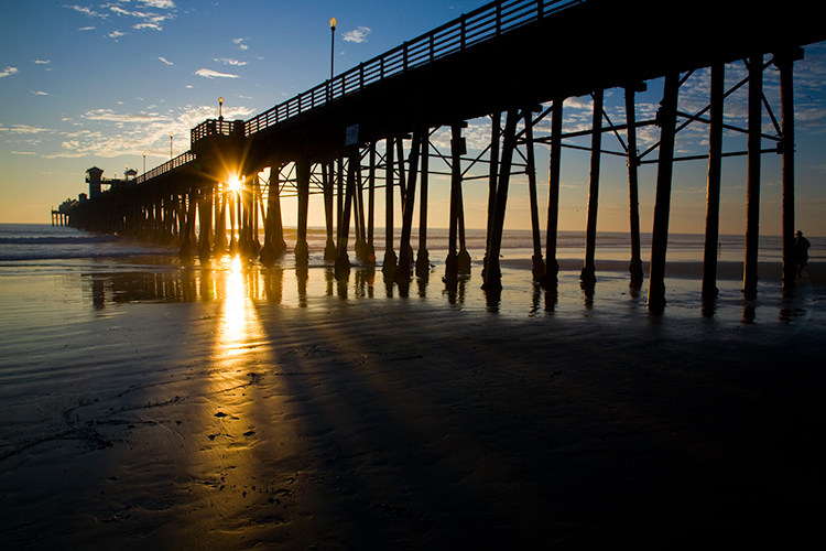 Through the Pier Brightly