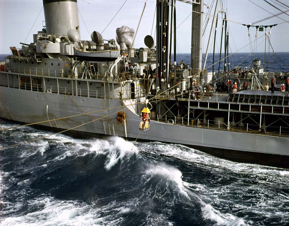Highlining at Sea.  COM Des Dev Group Two going for coffee