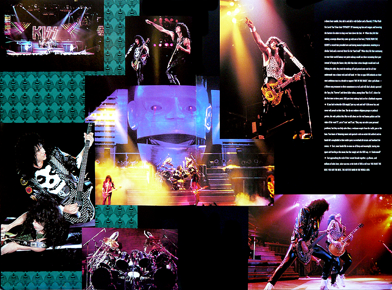 kiss hot in the shade tour book