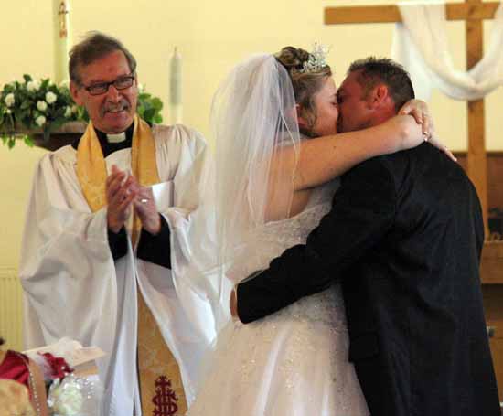 WERE MARRIED .  . .