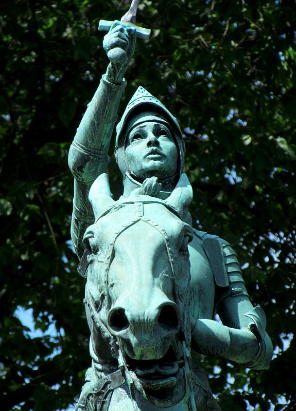Jeanne d'Arc et son cheval