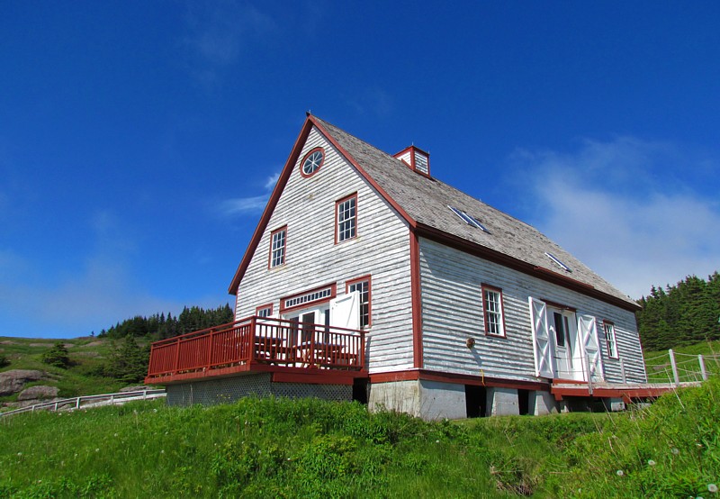 maison accueil sur l'ile Bonaventure