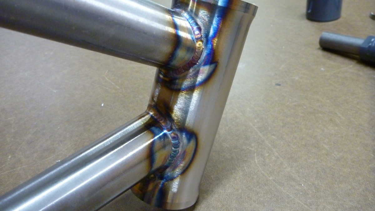 Head tube welds