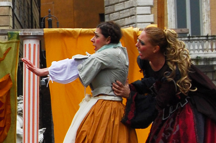 Commedia dell'arte in Piazza Navona