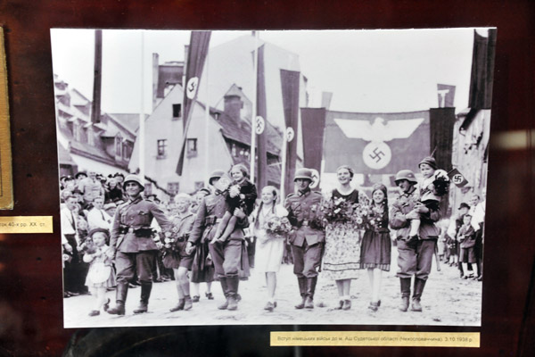 Historic photograph - Nazi occupation of the Sudentenland (Czechoslovakia), 3 Oct 1938