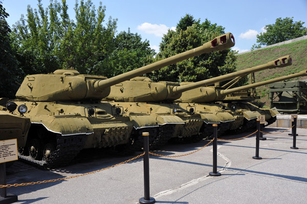 Soviet IS-2 Tanks, Exhibition of Military Equipment, Kiev