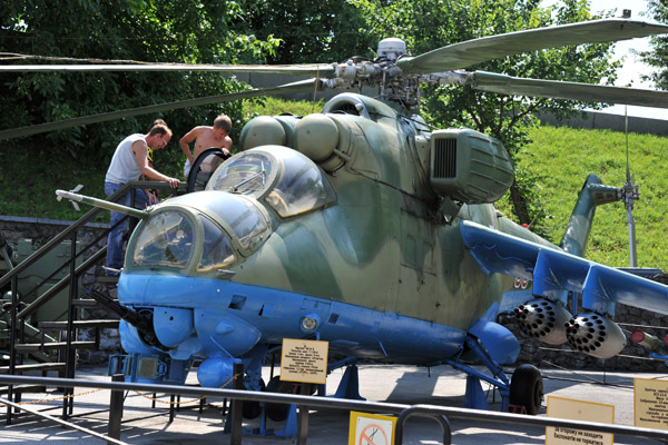 Soviet Mi-24 Helicopter Gunship Hind