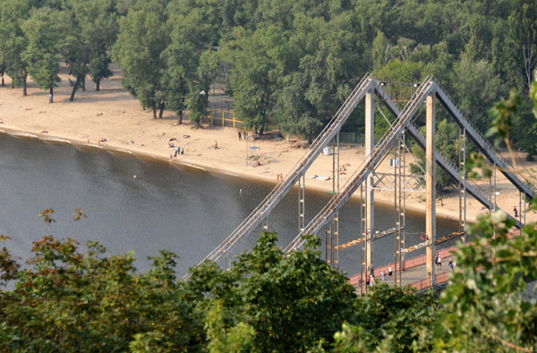 Pedestrian Bridge over the Dniper River, Kyiv