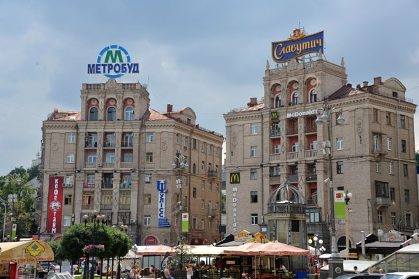 West end of Maidan Nezalezhnosti - Independence Square, Kyiv