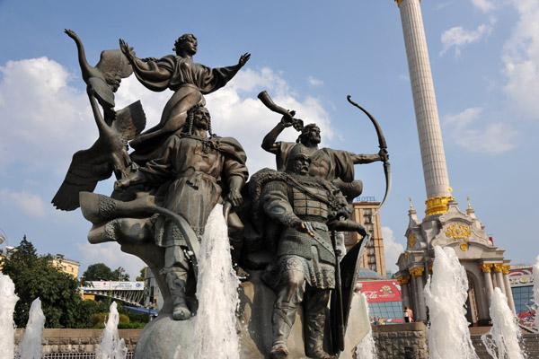 Founders Monument, Independence Square, Kyiv