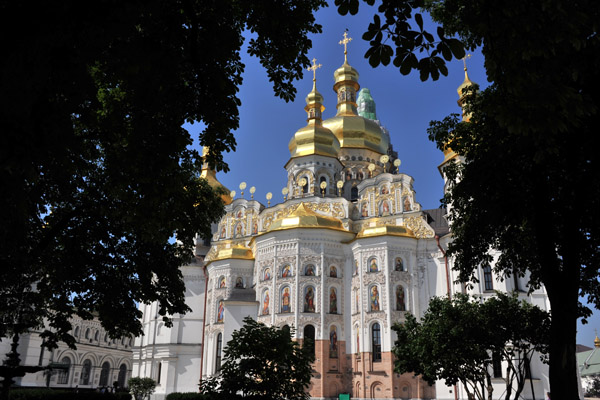 The new Dormition Cathedral was consecrated in 2000, Lavra Monastery