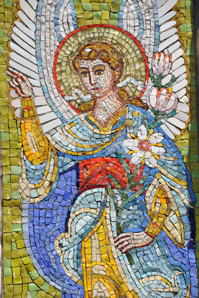 Mosaic of the Archangel Gabriel, Church of the Resurrection of Christ