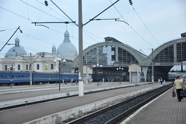 Lviv Railway Station, western Ukraine