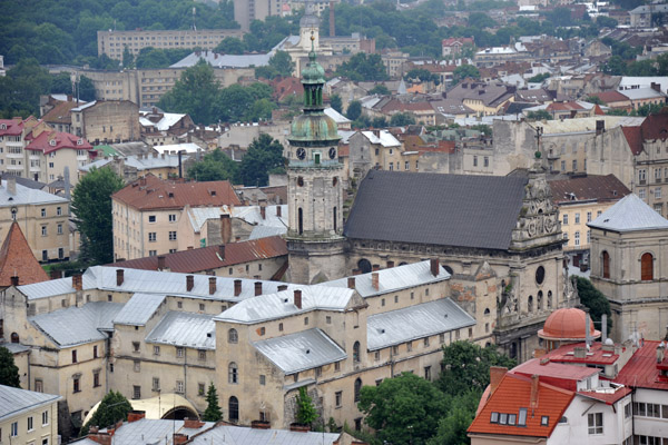 Bernardine Monastery from Lviv Town Hall