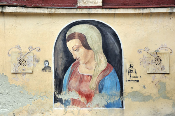 Mural in the Armenian compound, Lviv