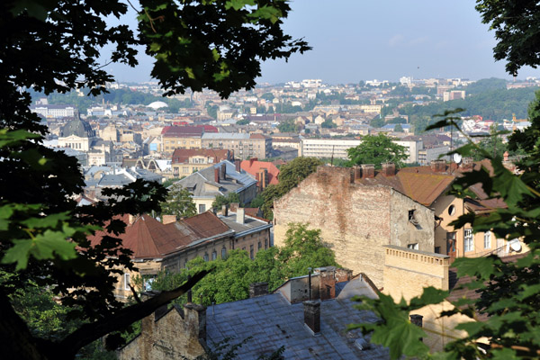 Descending from Castle Hill, Lviv