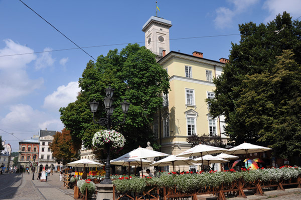 Southeast corner of Rynok Square, Lviv