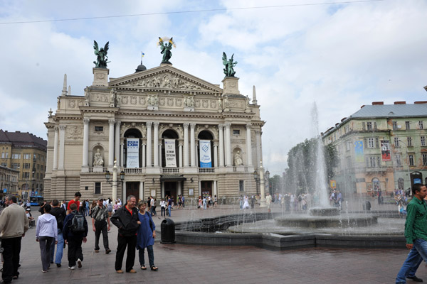 Lviv Opera, constructed between 1897 and 1900