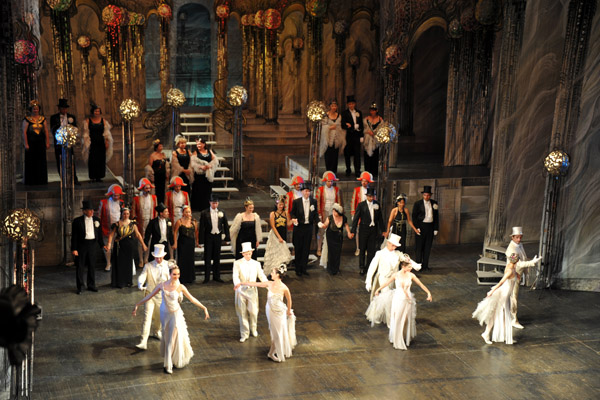 Performance at the Lviv National Academic Opera and Ballet Theatre