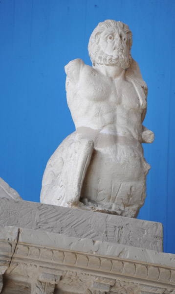 Centaur on the grave monument of Lucius Poblicius