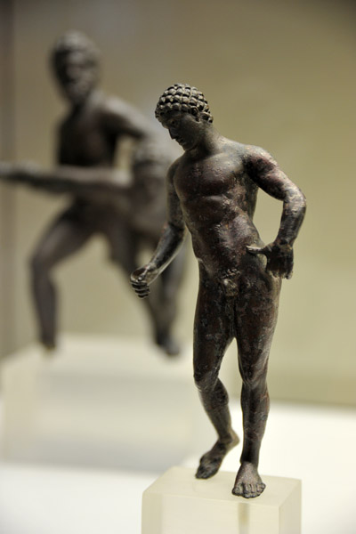 Statuette of a young athlete