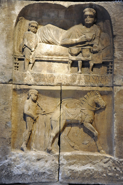 Grave stone of the cavalryman Longinus, 80-90 AD
