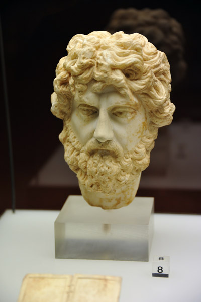 Portrait bust of a bearded man, 2nd C. AD
