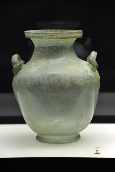 Glass funerary urn, 1st-2nd C. AD