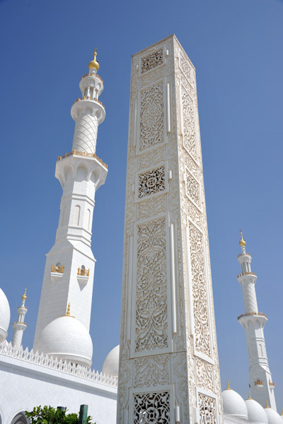 Southern minarets with what I believe may be very ornate towers for speakers