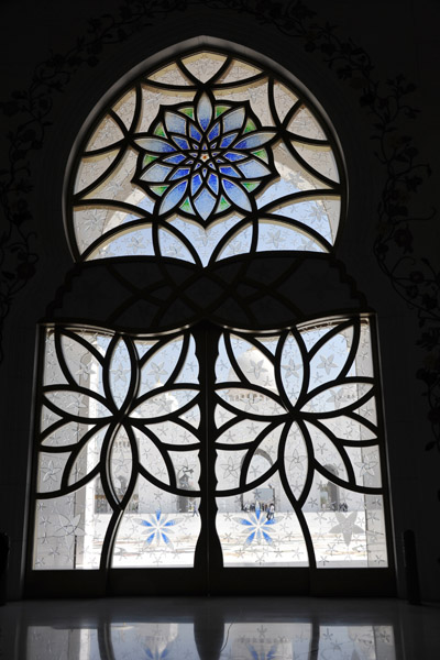 Window of the Sheikh Zayed Mosque