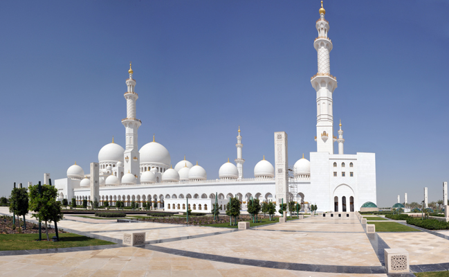 The Sheikh Zayed Mosque is currently said to be the world's 8th largest